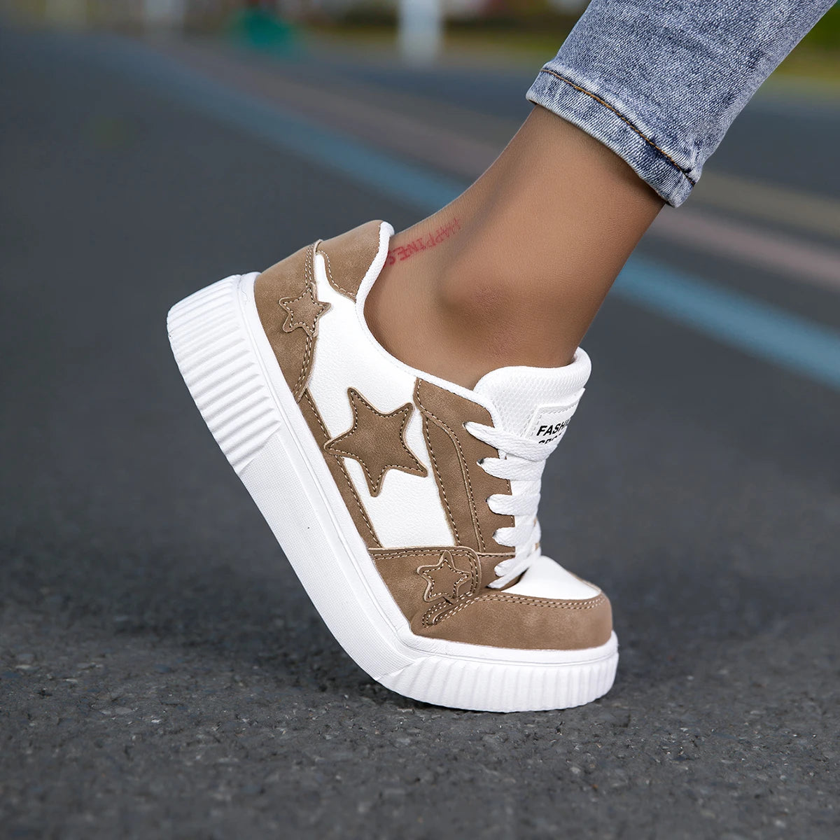 Sneakers da donna casual sportive traspiranti eleganti