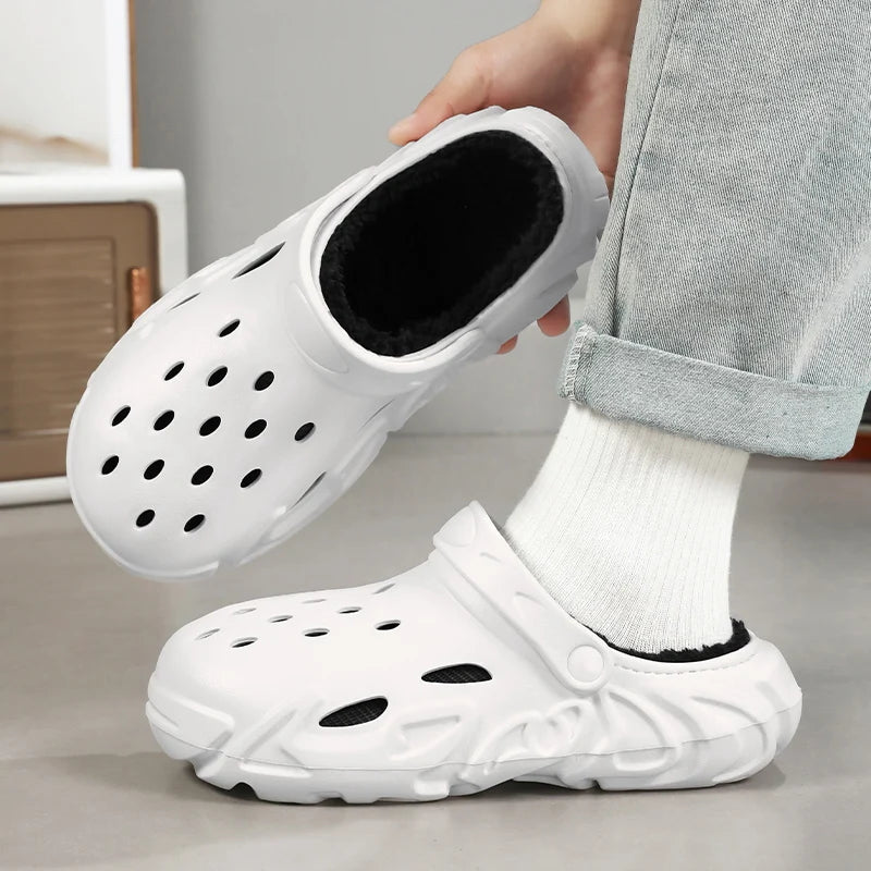 Winterliche Plüsch-Hausschuhe aus Fell – Warme, flauschige Hausschuhe