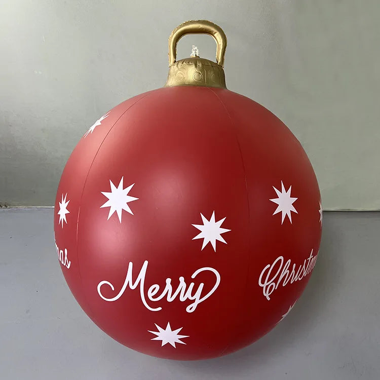 Palline di Natale - Gonfiabili da 60 cm in PVC per esterni.