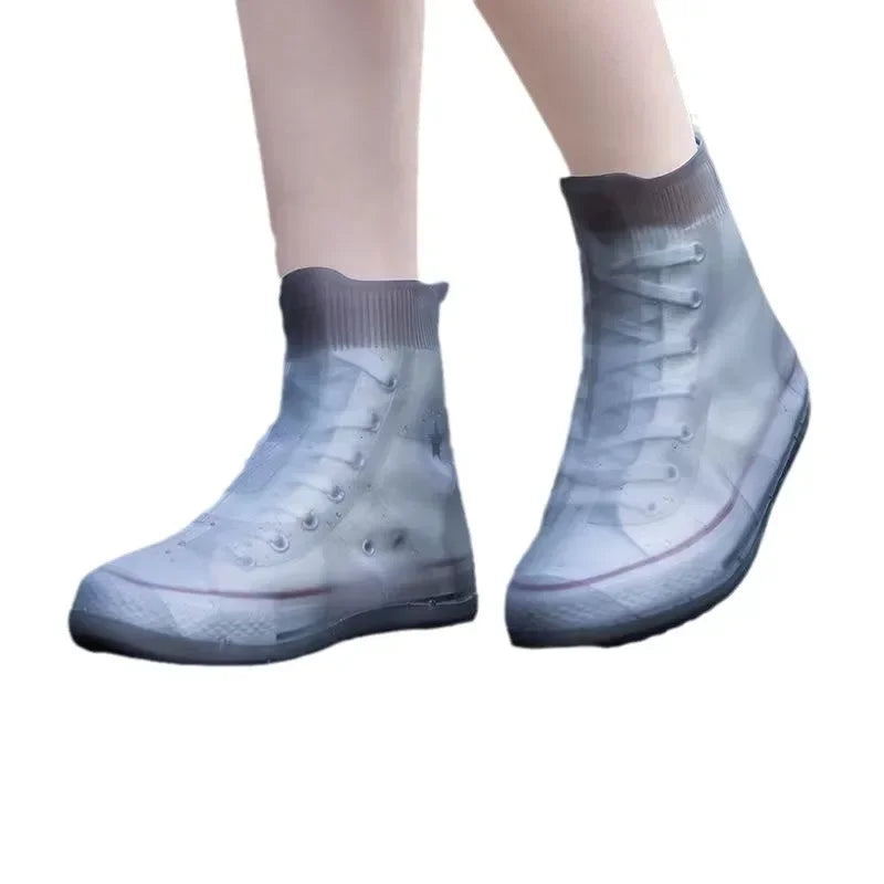 Copriscarpe antipioggia in silicone leggeri, spessi e resistenti all'usura, da viaggio