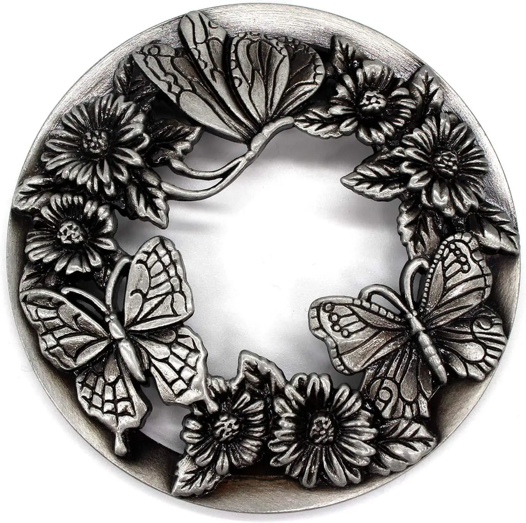 Candle Antique Butterfly Candle Shade Jar Lid Topper Silver/gold/bronze