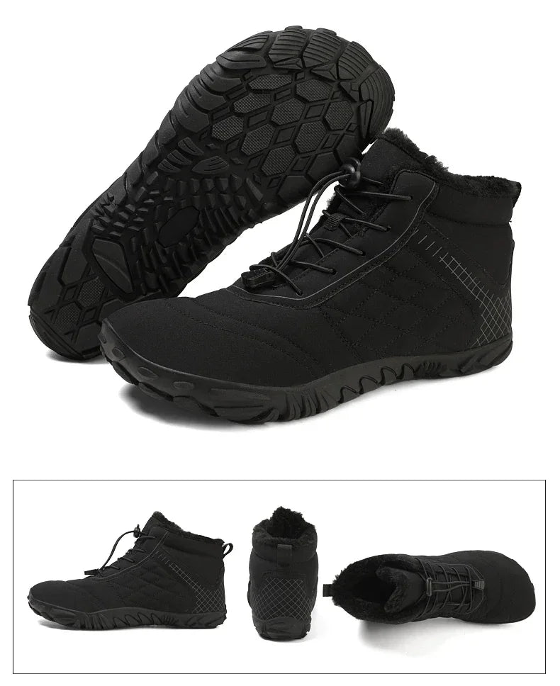 Nuovissimi stivali invernali da uomo o da donna, scarpe da neve antiscivolo da esterno a piedi nudi