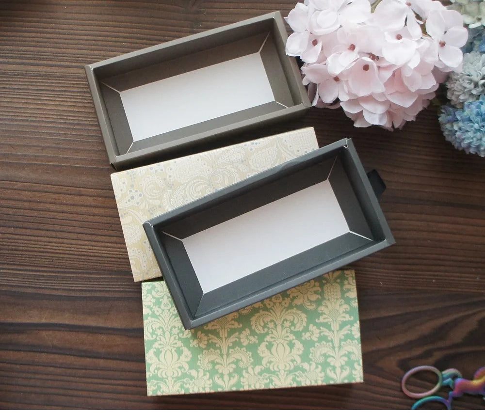 Elegant Blue Yellow Flower Pattern 3 Size 10 Set Gifts Packing