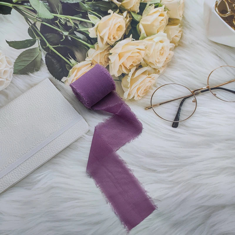 Cinta de encaje Cinta de gasa Cinta de seda Flores