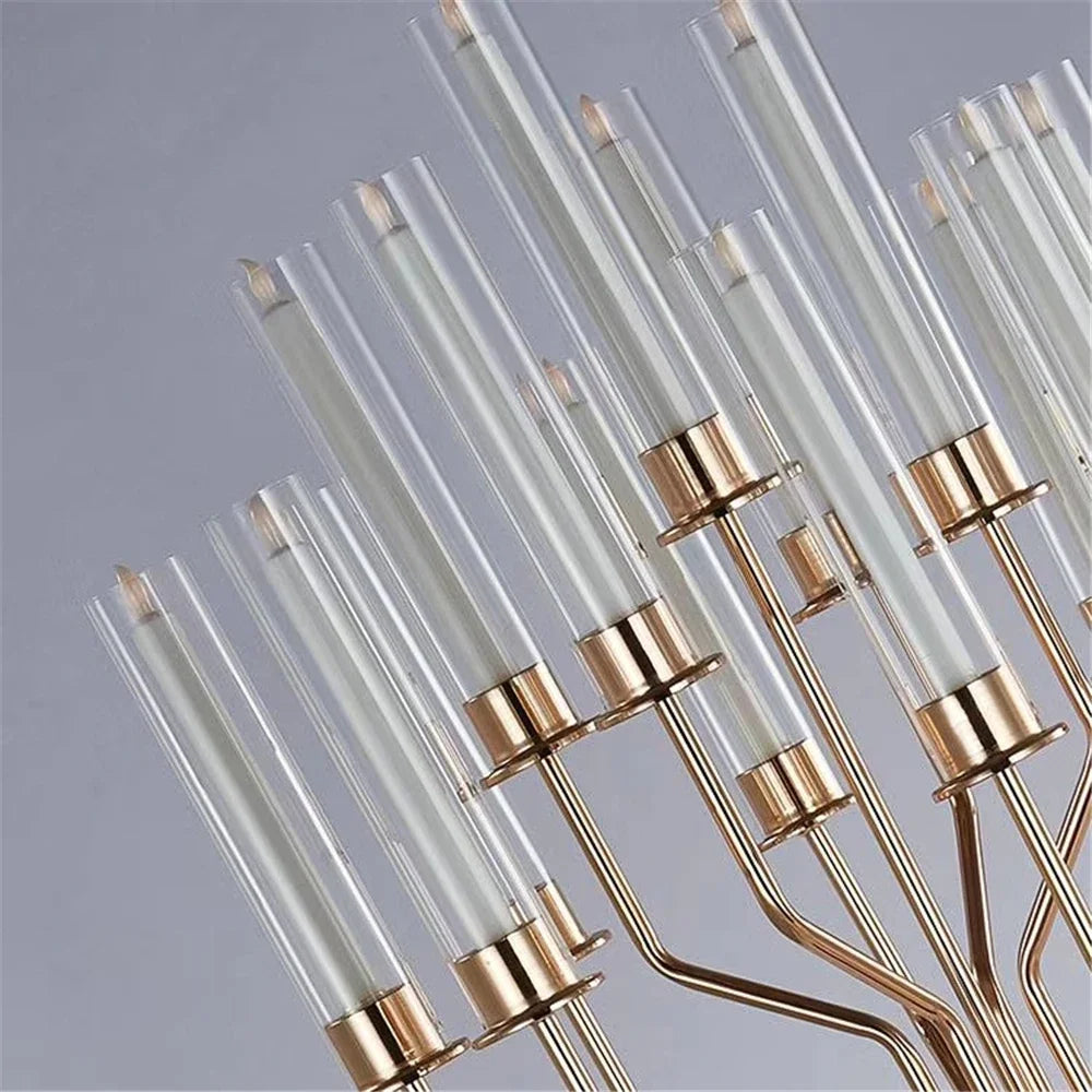 Luxury Acrylic Candelabra 160cm Height 13-Head Event Table Centerpiece.