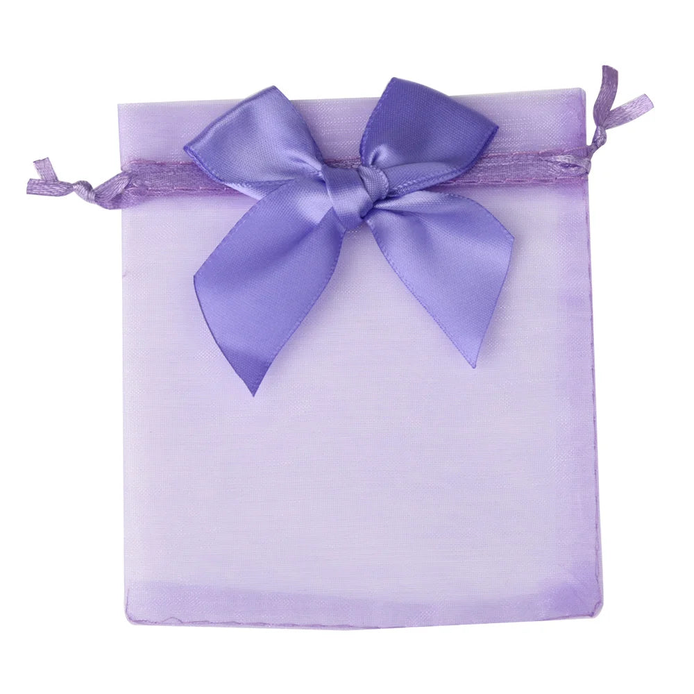 Organza Gift Bag Bow knot Drawstring Pouch.