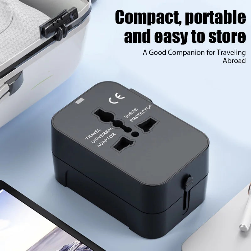 Universal Travel Adapter EU UK US AU AC Power Charger Adapter Outlet Converter