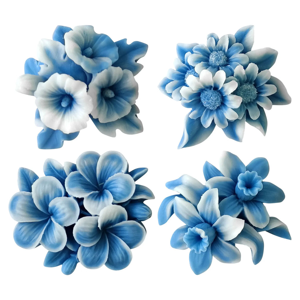 Stampo in silicone a forma di fiore per candele fai da te per aromaterapia