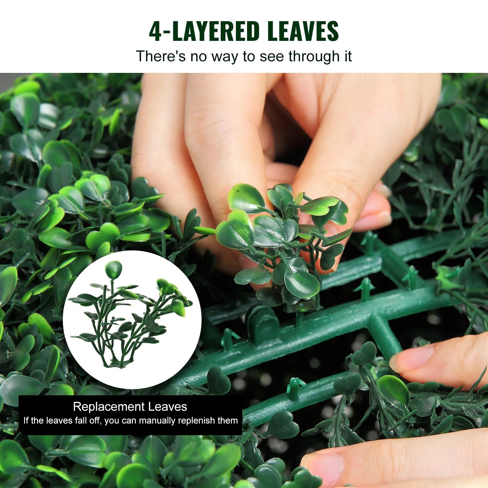 Artificial Topiaries Boxwood Trees 16/20" Tall 2Pcs Ball-Shape.