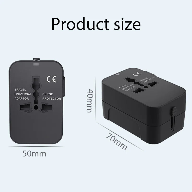 Universal Travel Adapter EU UK US AU AC Power Charger Adapter Outlet Converter
