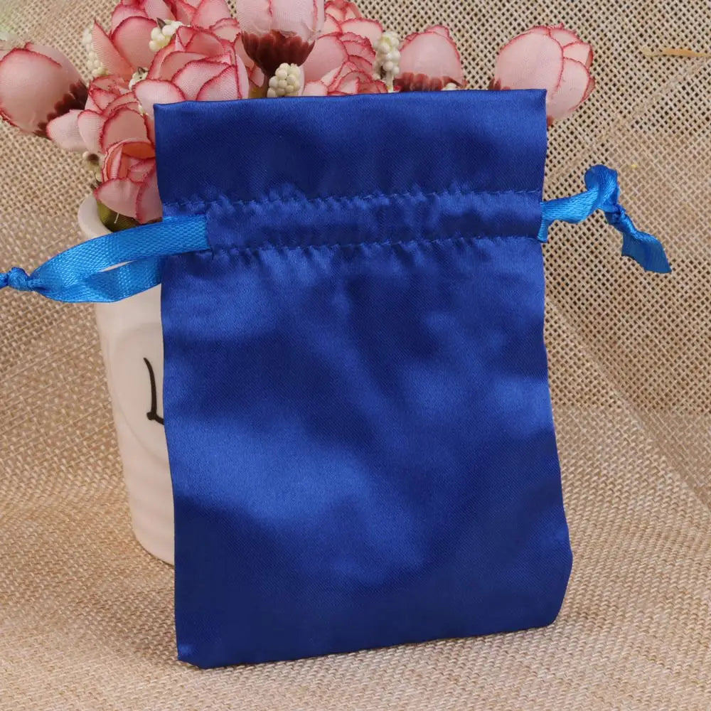 Satin Drawstring Pouch For Packing Gift Bag.