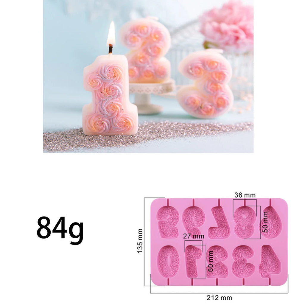 Forniture per la realizzazione di stampi per candele profumate a forma di rosa fatte a mano