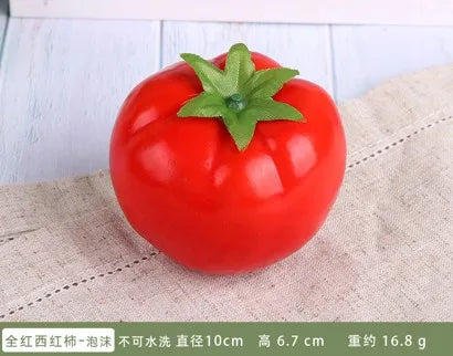 Hochrealistisches Tomaten-Gemüseschaummodell, künstliche Tomate.