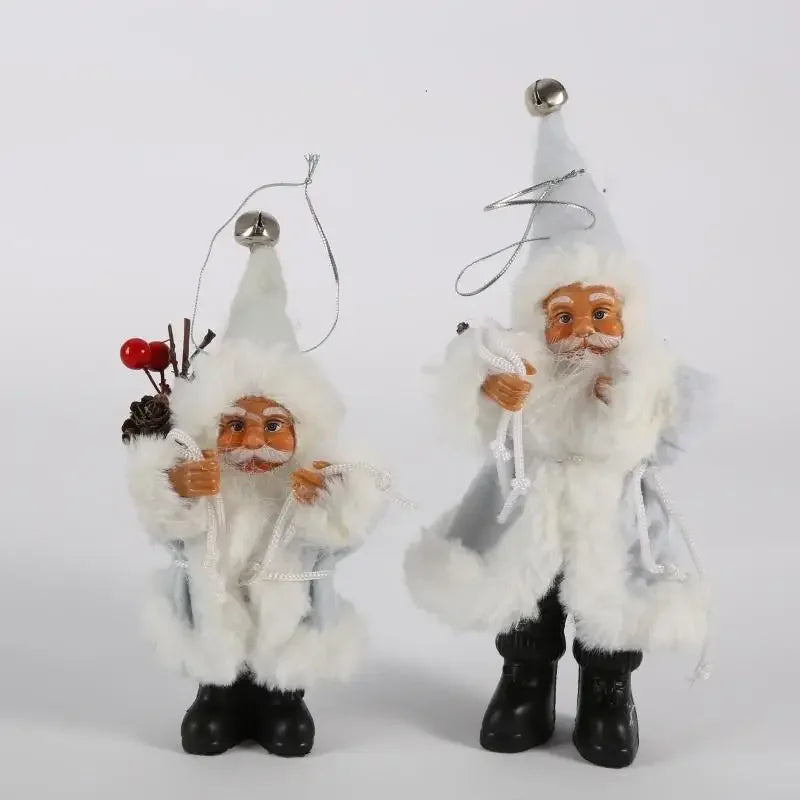 Adornos colgantes para árbol de Navidad con muñeco de Papá Noel