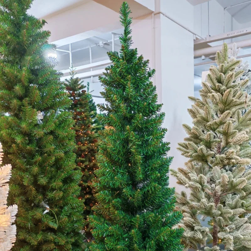 Albero di Natale di lusso 2025, decorazioni per la casa, grandi ornamenti per l'atmosfera natalizia, albero di Natale 150/180/210 cm