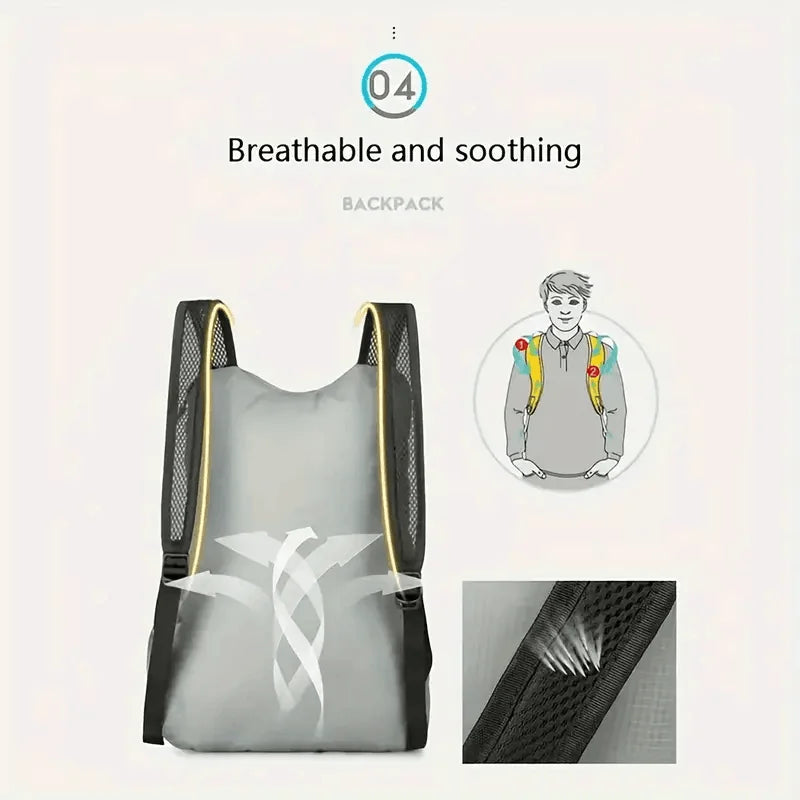 Nuovo zaino ultraleggero multifunzionale 2025, confezione da 1, pieghevole e portatile