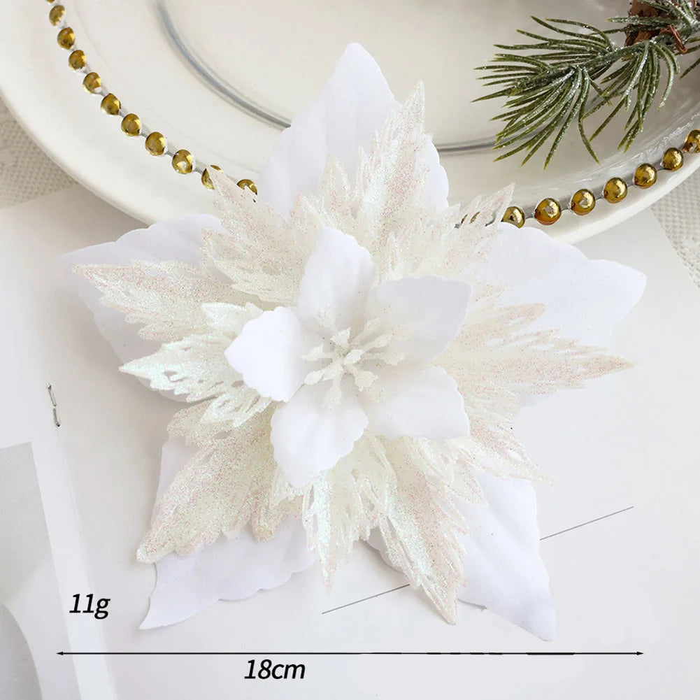 Accesorios de corona de flores artificiales de Navidad 1 pieza