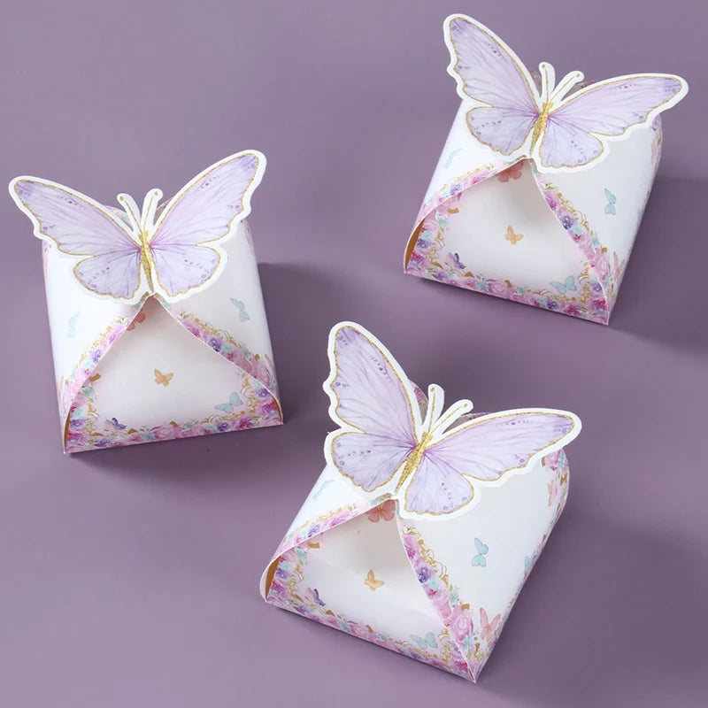 Gift Box Butterfly Paper Cut
