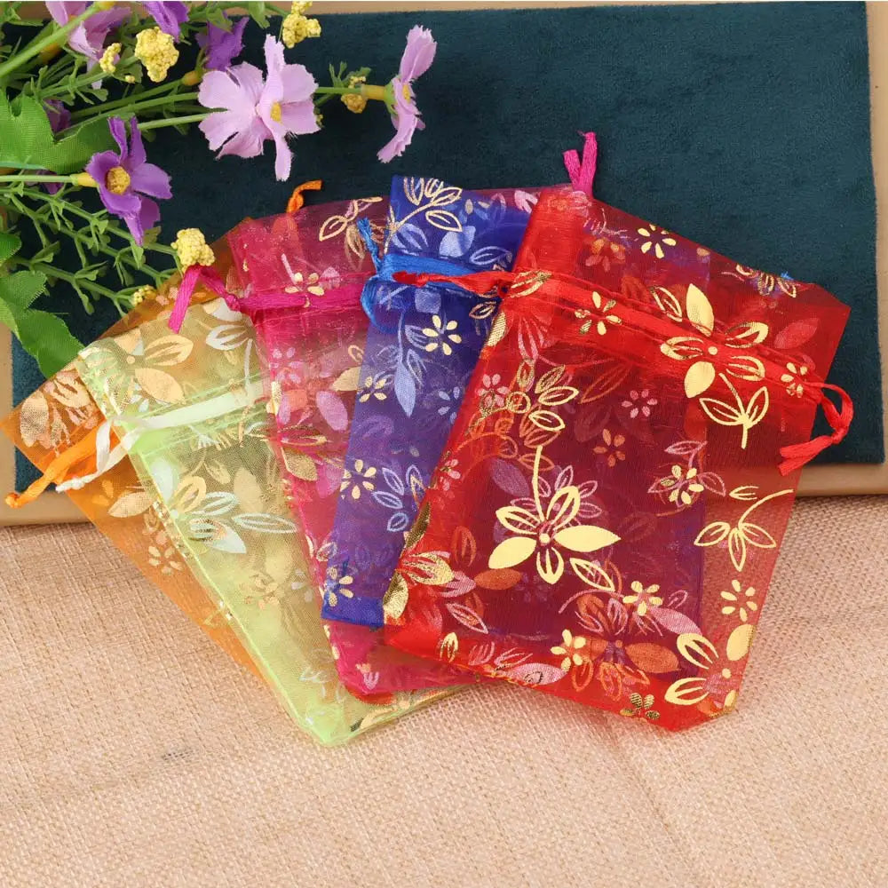 Satin Drawstring Pouch For Packing Gift Bag.