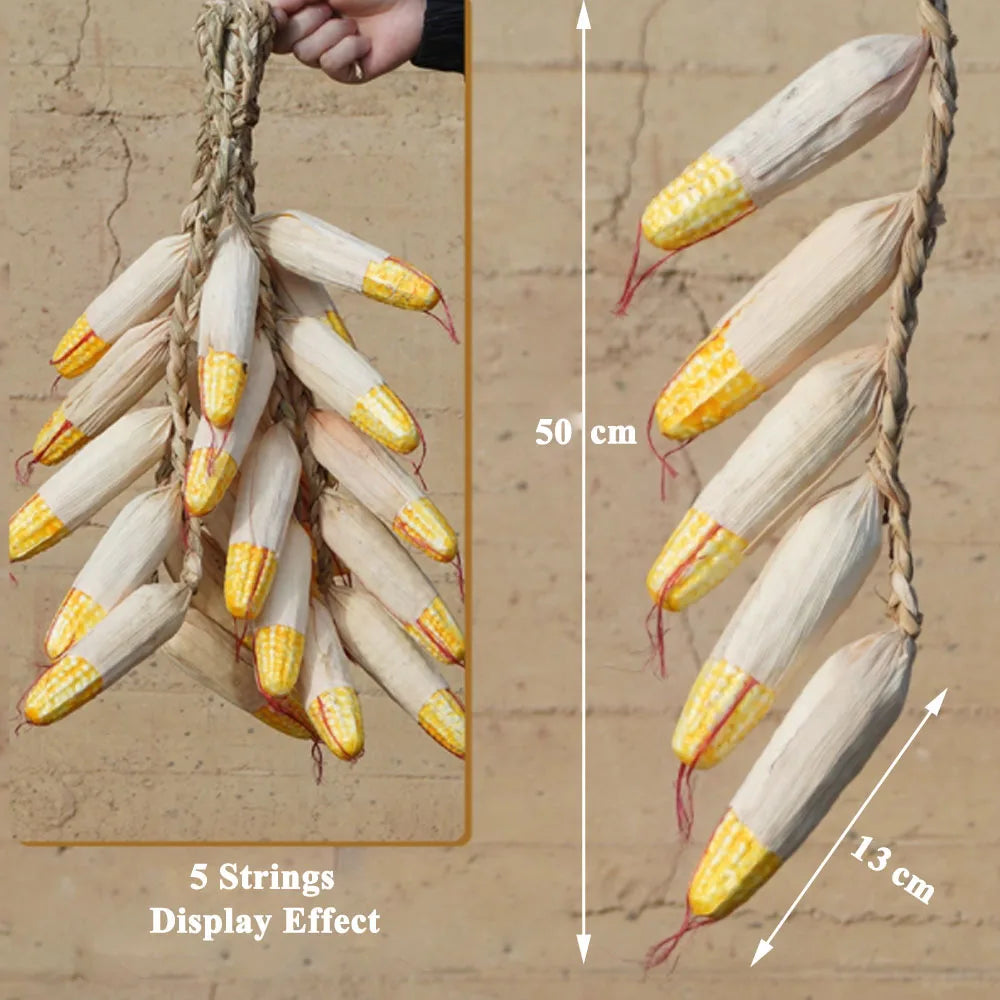 Künstliche Schnüre bilden verschiedene Gemüse- und Obstsorten nach.