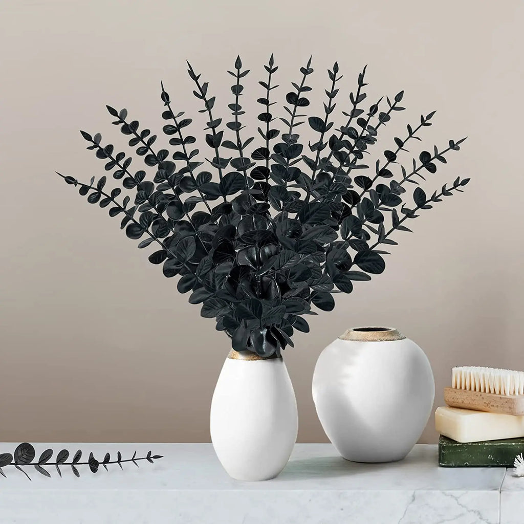 Pianta finta di eucalipto artificiale Silver Dollar Greenery.