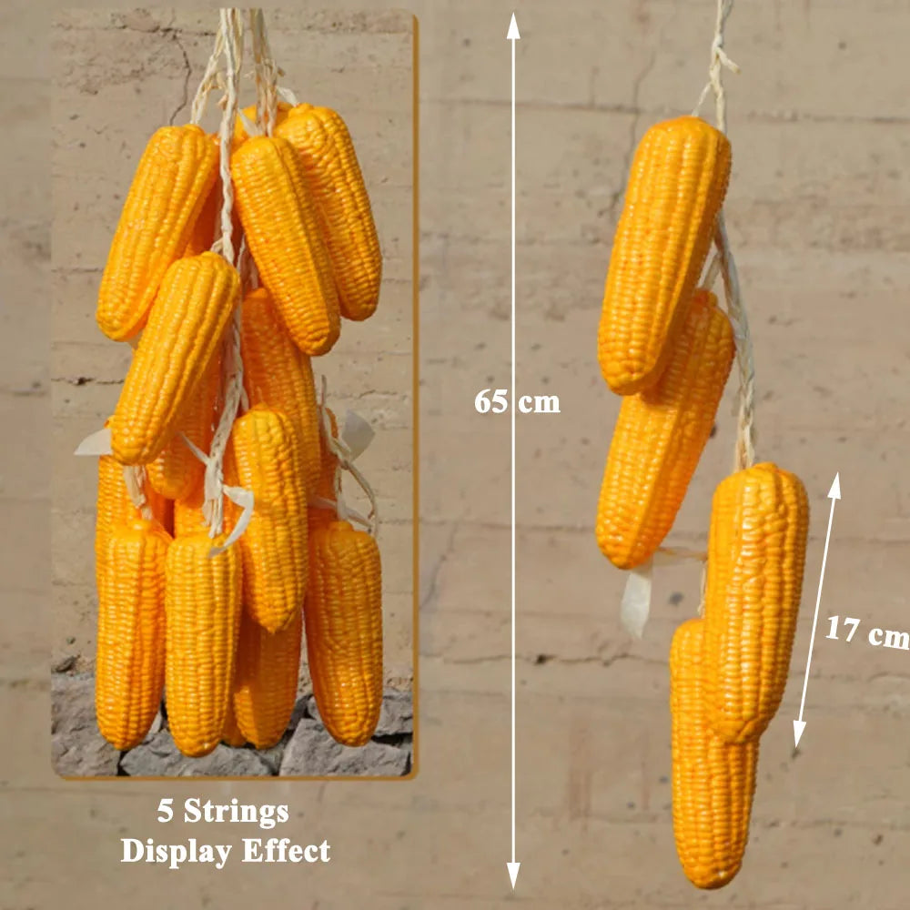 Künstliche Schnüre bilden verschiedene Gemüse- und Obstsorten nach.