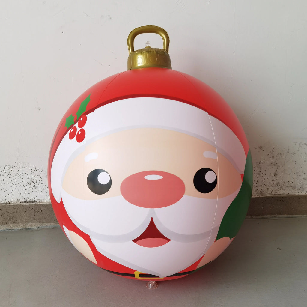Palline di Natale - Gonfiabili da 60 cm in PVC per esterni.