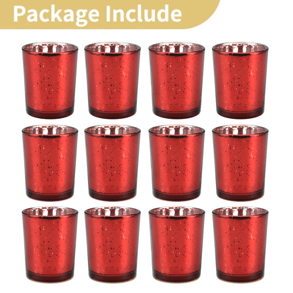 Mercury Glass Tealight Candle Holders