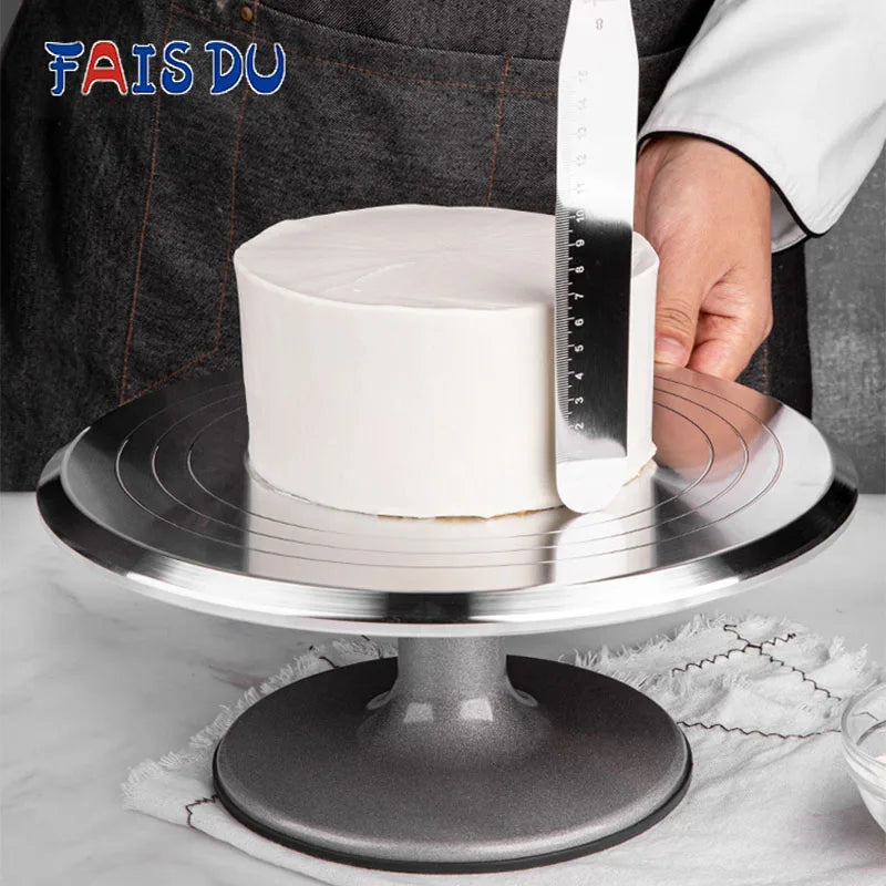 Turntable Stainless Steel - ideal for candle making or cake decorations.