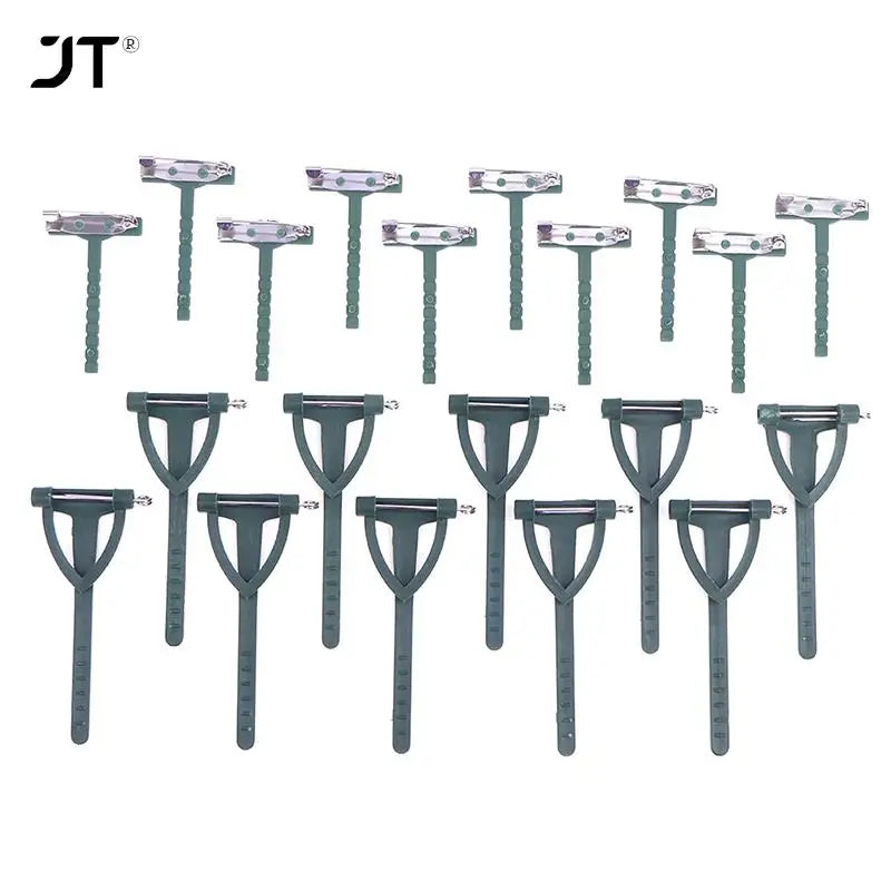 Spille in plastica e metallo per fiori, 10/20 pezzi.