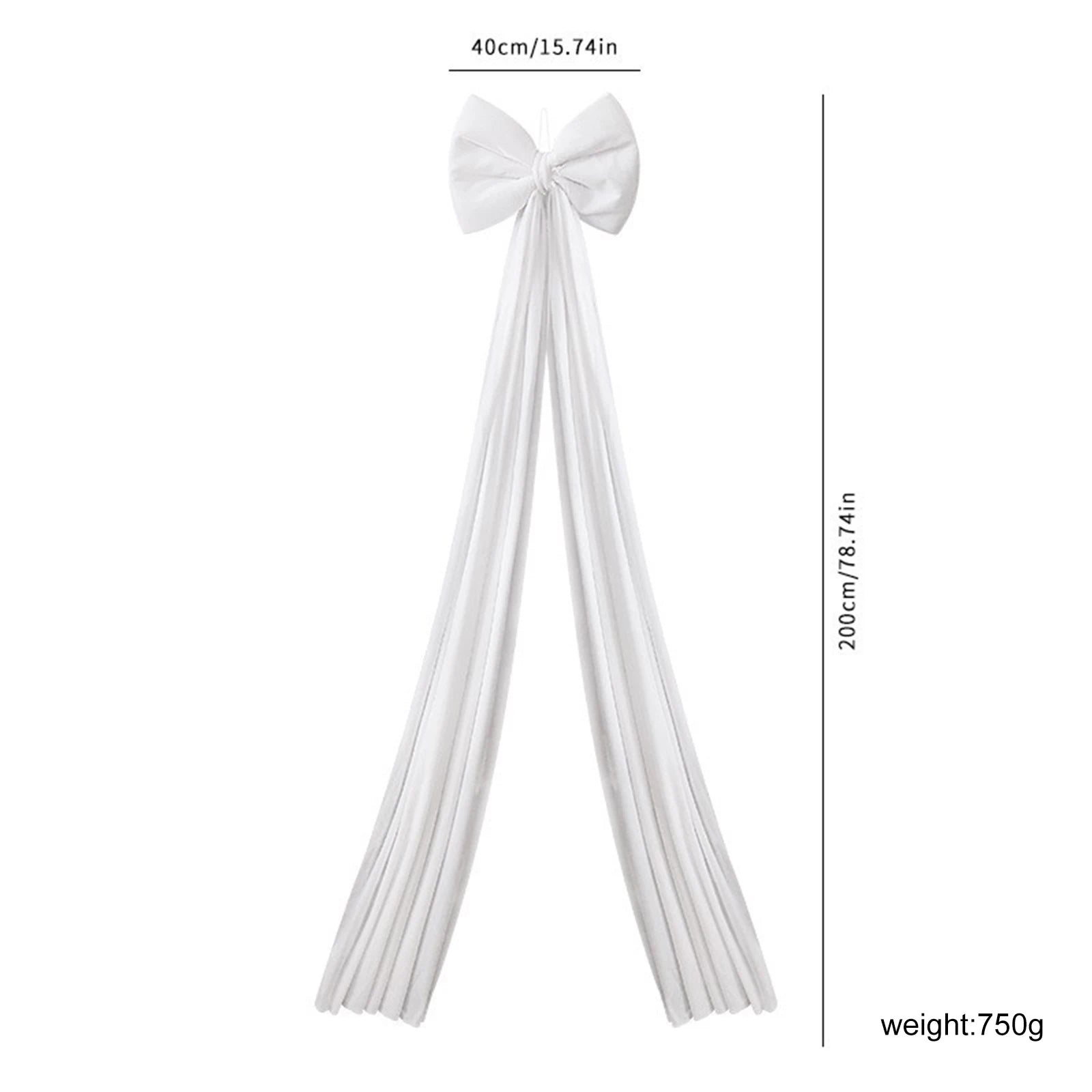 Fiocco di Natale grande per la decorazione dell'albero.