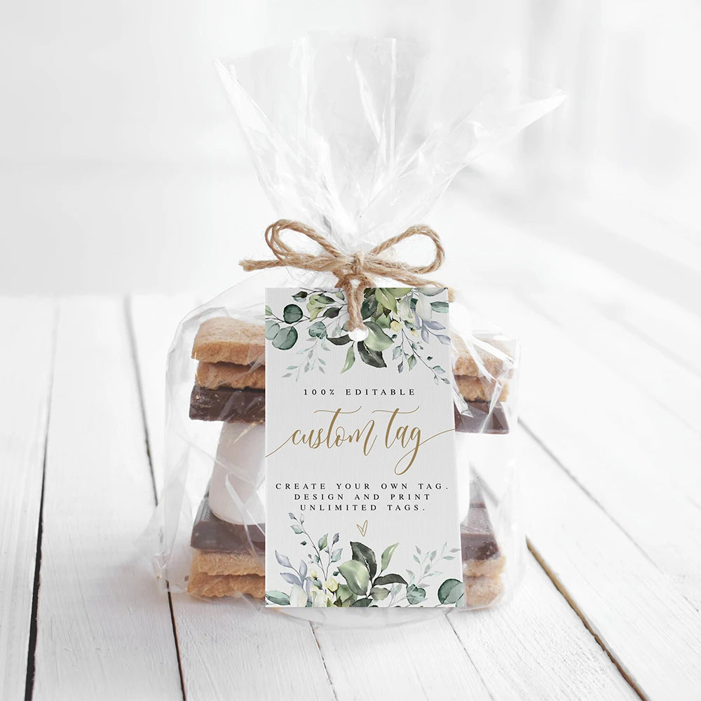 Etichette regalo personalizzate per ringraziamenti di matrimonio, 100 pezzi