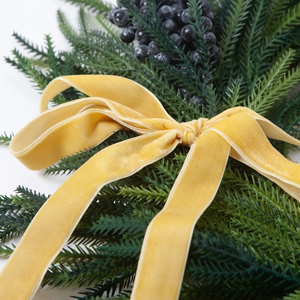 Christmas Red Berry Wreath for Front Door Outside Handmade.