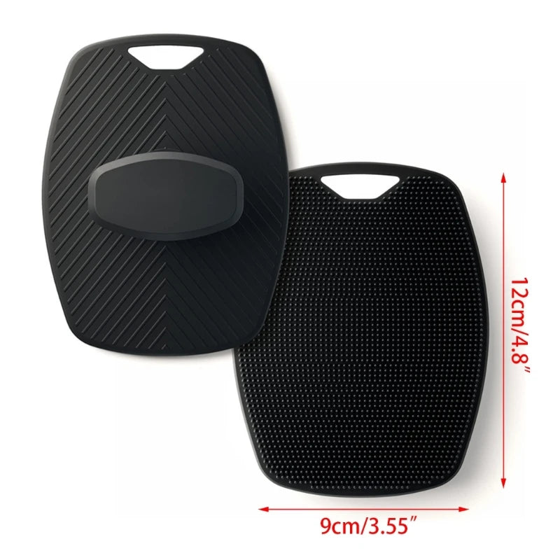 Spazzola detergente in silicone morbido, scrub manuale per la pulizia del corpo