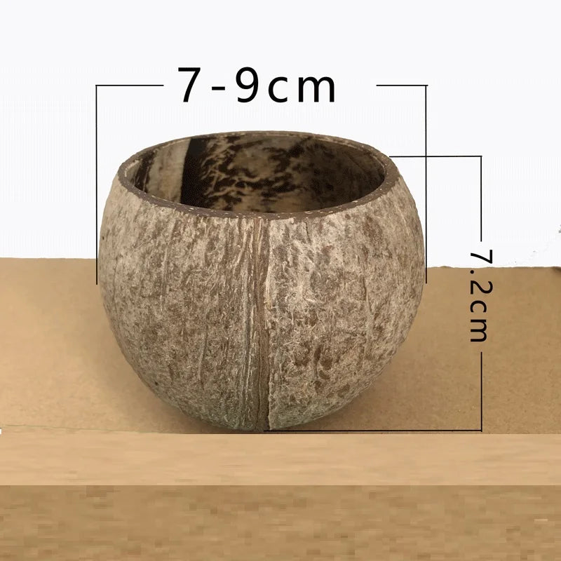 Natural Coconut Candle Bowl Retro Coconut Bowl Candle Maker