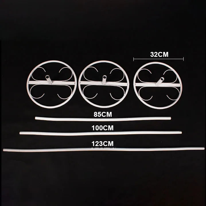 Grandi fiori artificiali in schiuma con supporto per guinzaglio stradale, 50/60/75 cm