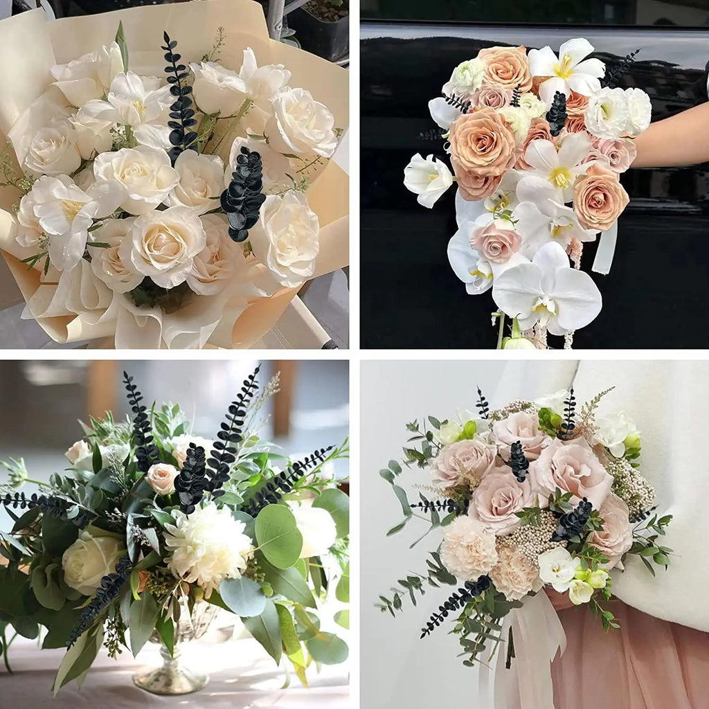 Pianta finta di eucalipto artificiale Silver Dollar Greenery.