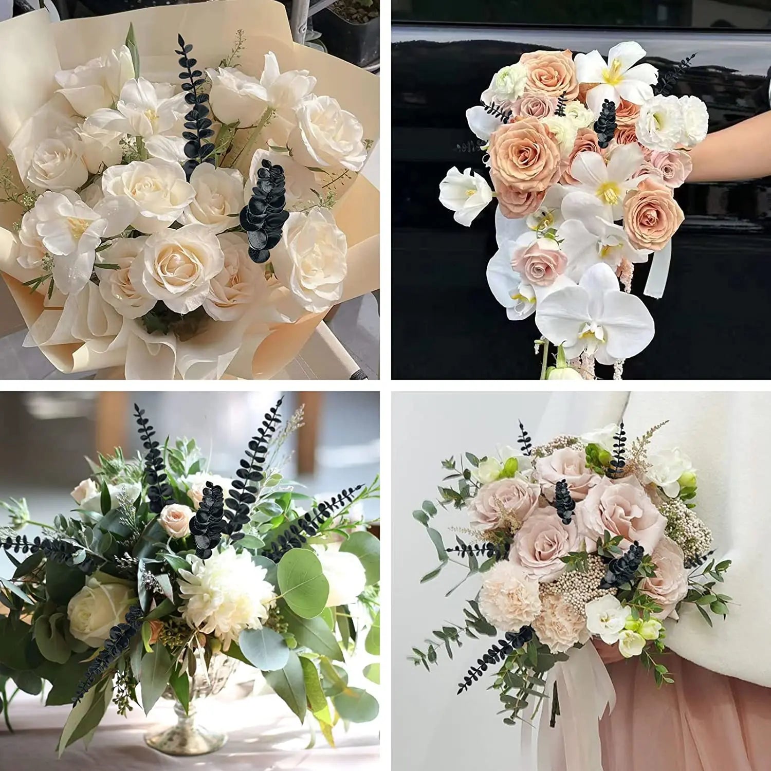 Pianta finta di eucalipto artificiale Silver Dollar Greenery.