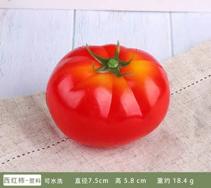 Hochrealistisches Tomaten-Gemüseschaummodell, künstliche Tomate.