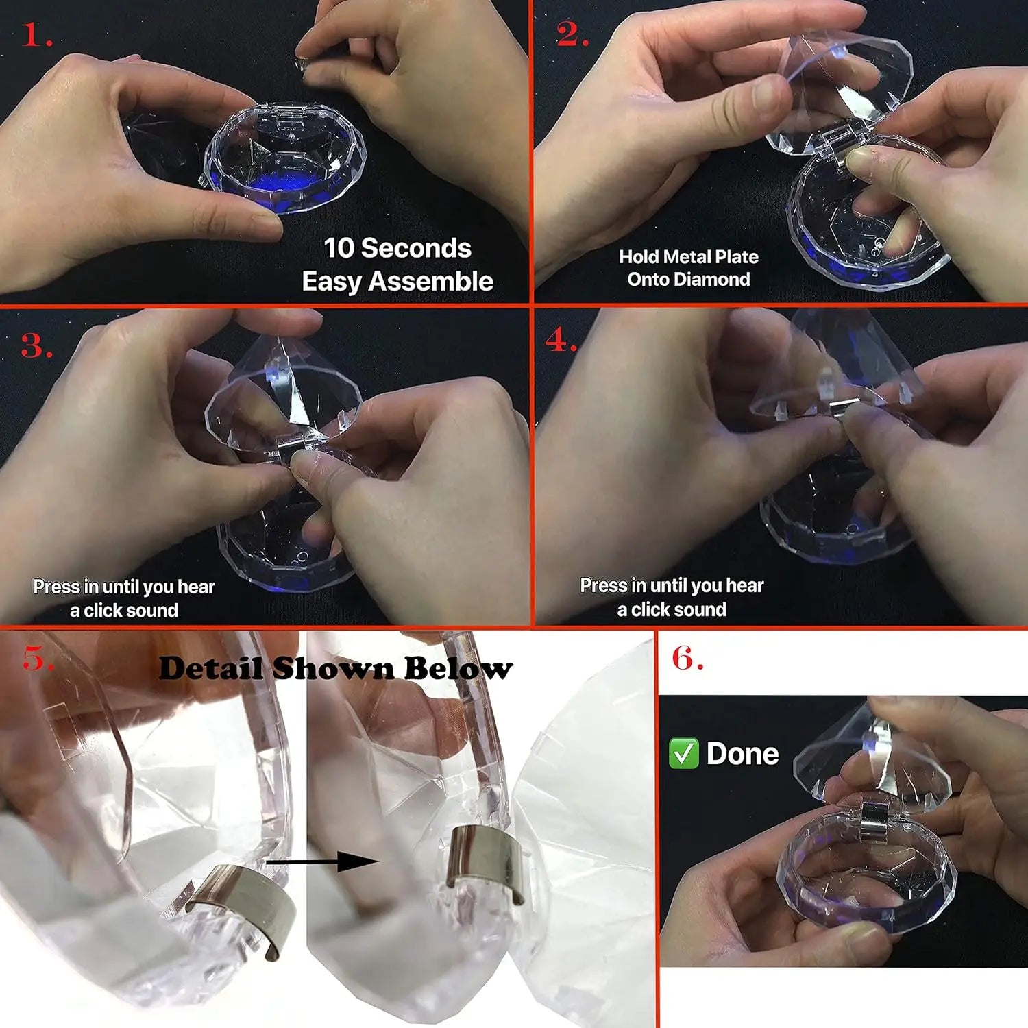 Diamond Shaped Candy Boxes Transparent Wedding Favors 12 Pcs Container.