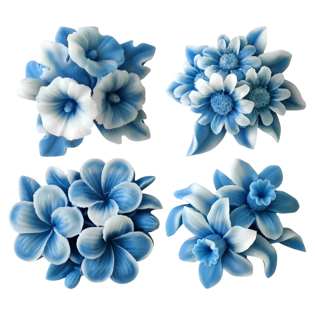 Stampo in silicone a forma di fiore per candele fai da te per aromaterapia