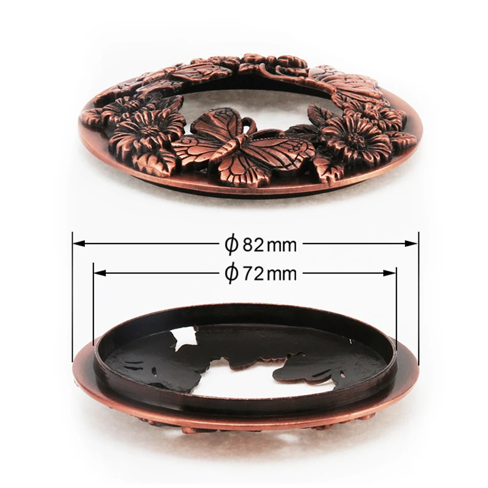 Candle Antique Butterfly Candle Shade Jar Lid Topper Silver/gold/bronze