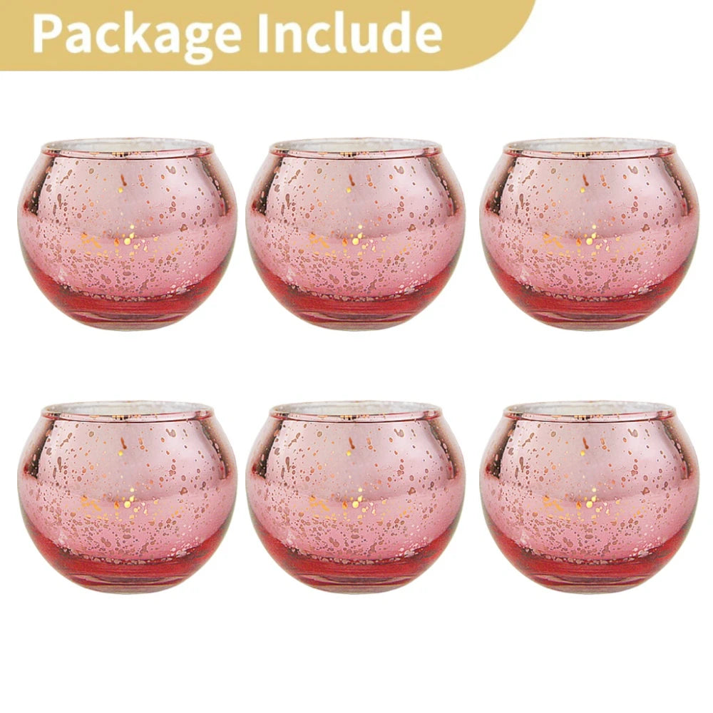 Mercury Glass Tealight Candle Holders