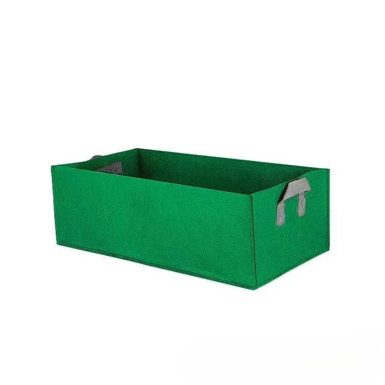 Multi sized garden planting bag with handle outdoor flower pots.