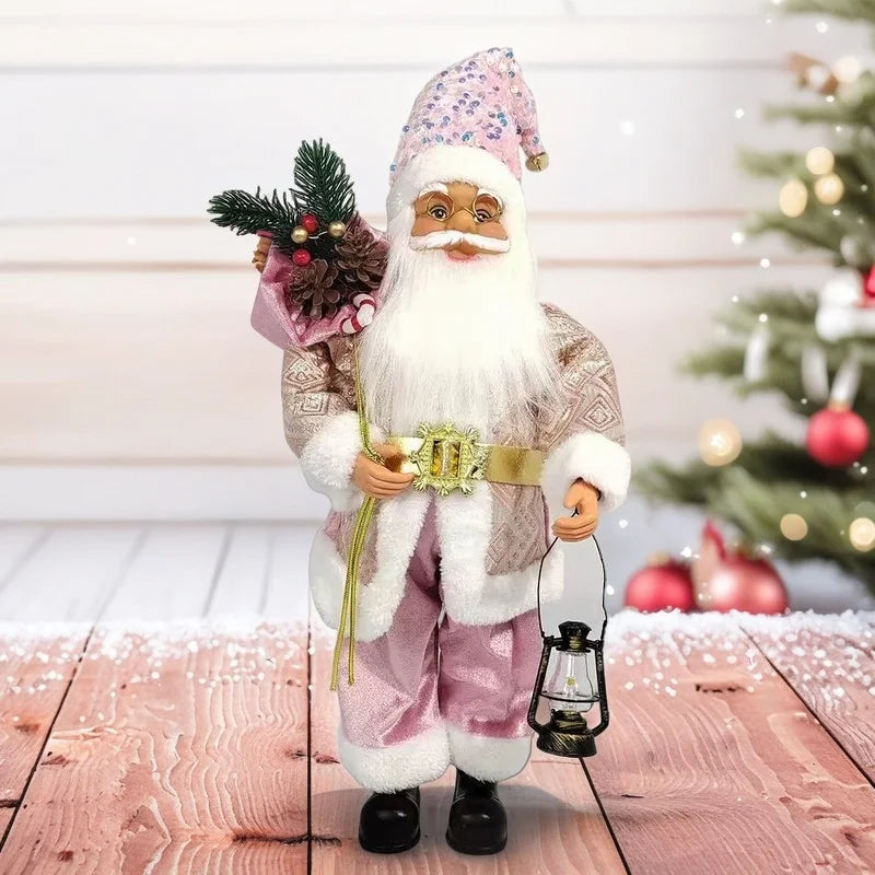 Santa Claus figurine, perfect Christmas gift, fantasy design, exquisite details.