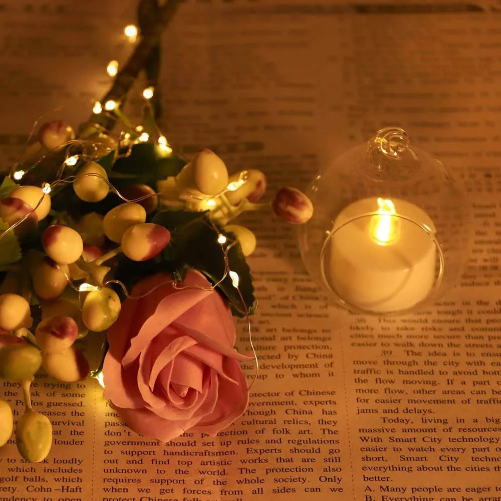 Tea Light Holder Crystal Glass Hanging Diameter 6cm/8cm