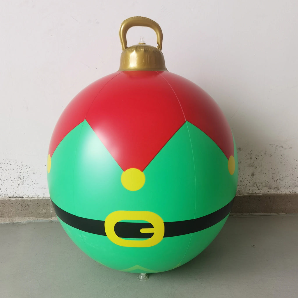 Palline di Natale - Gonfiabili da 60 cm in PVC per esterni.