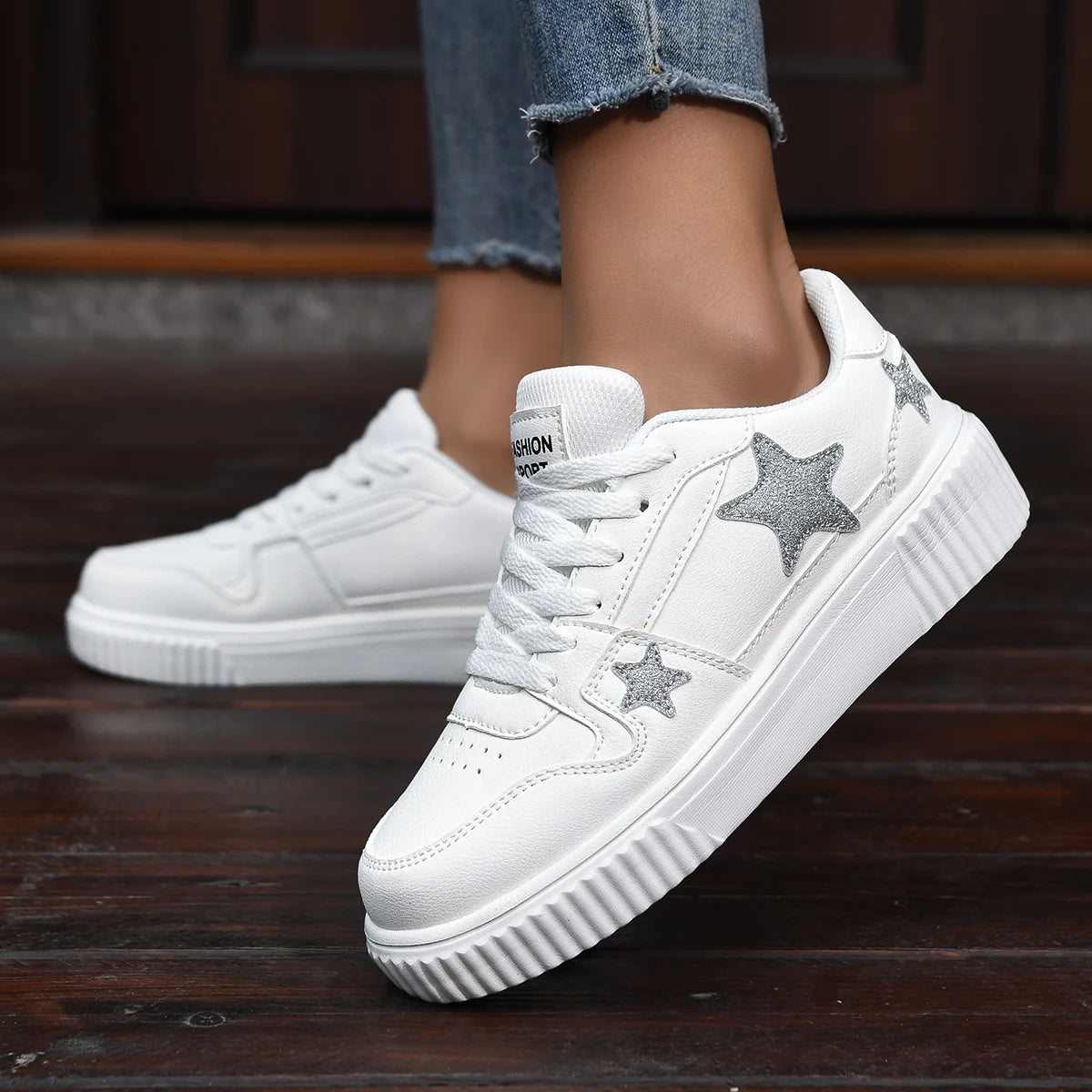 Sneakers da donna casual sportive traspiranti eleganti