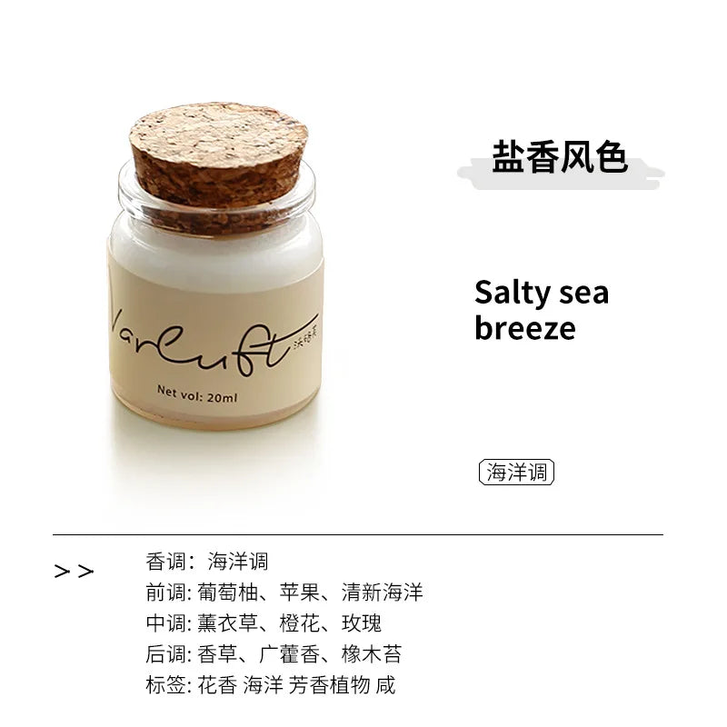 Mini vela de cera de soja para aromaterapia.