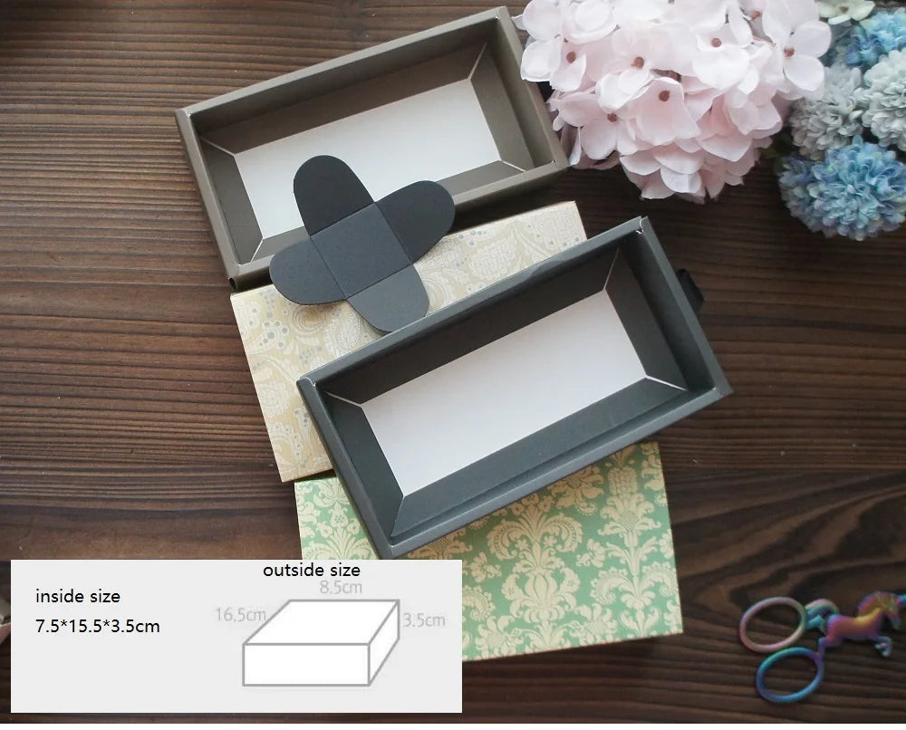 Elegant Blue Yellow Flower Pattern 3 Size 10 Set Gifts Packing